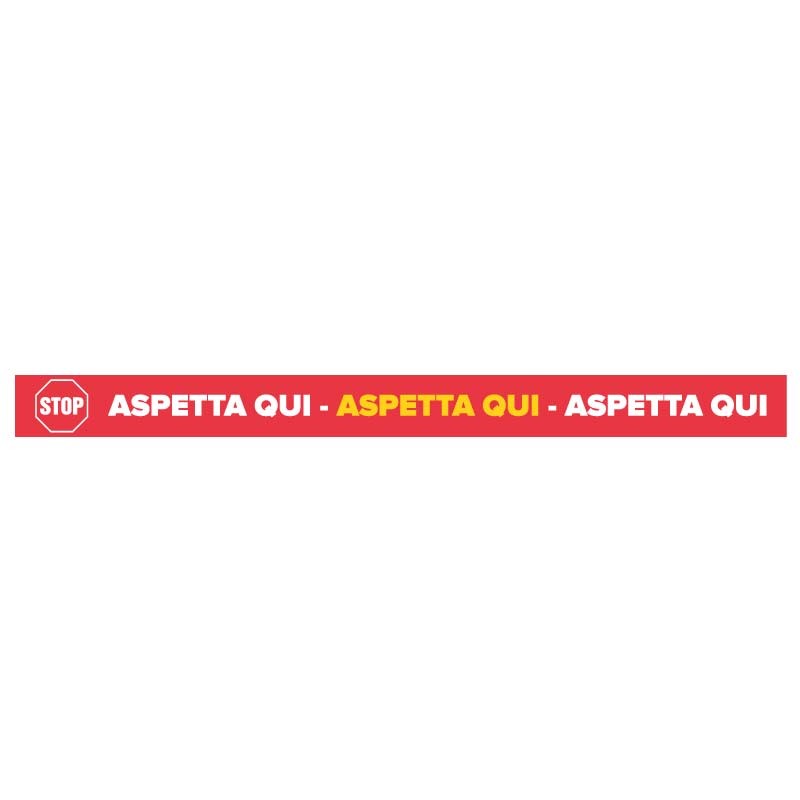 Adesivo distanza di sicurezza