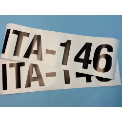 Adesivi Techno numeri...